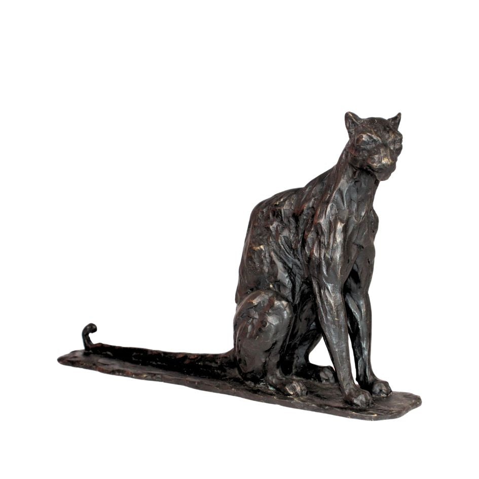 Bronze Seated Panther