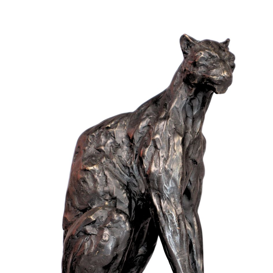Bronze Seated Panther
