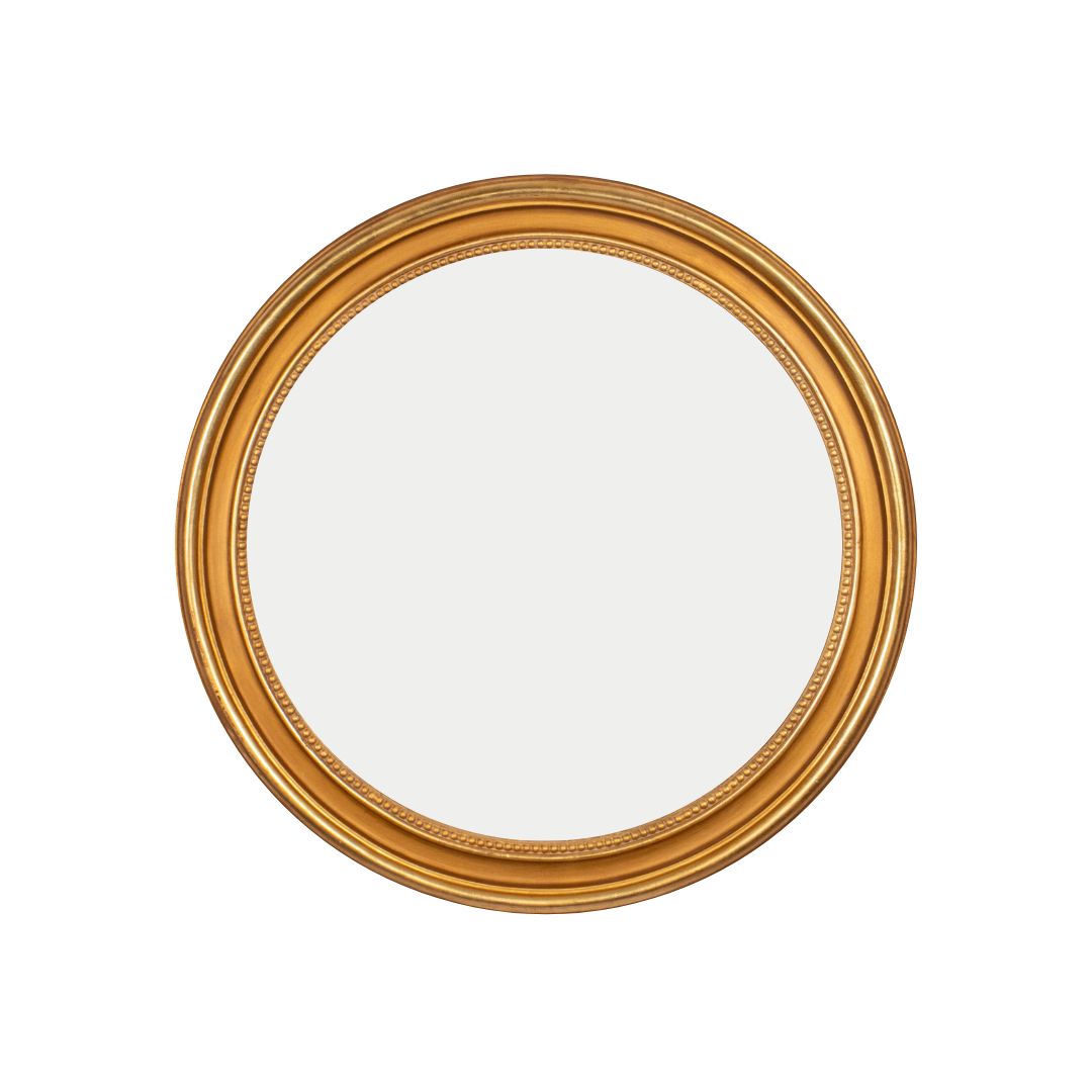 Round Gold Mirror - Cécile - 100 cm