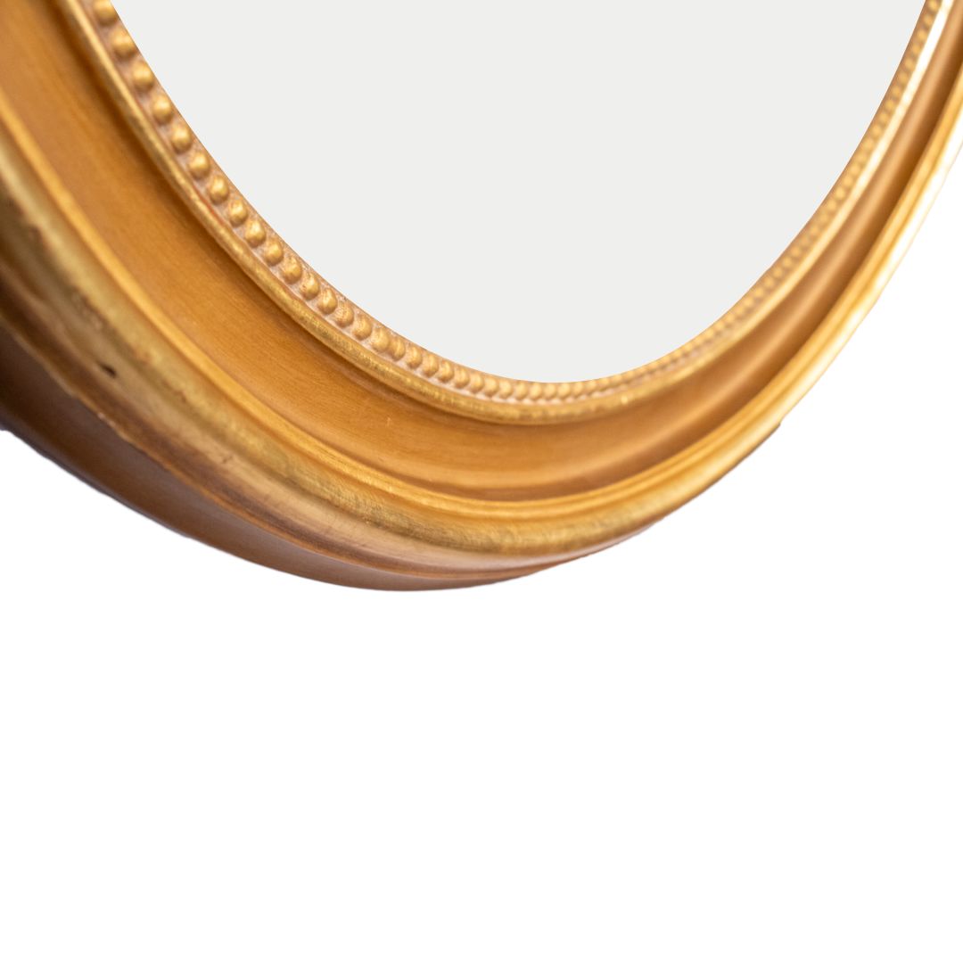 Round Gold Mirror - Cécile - 100 cm