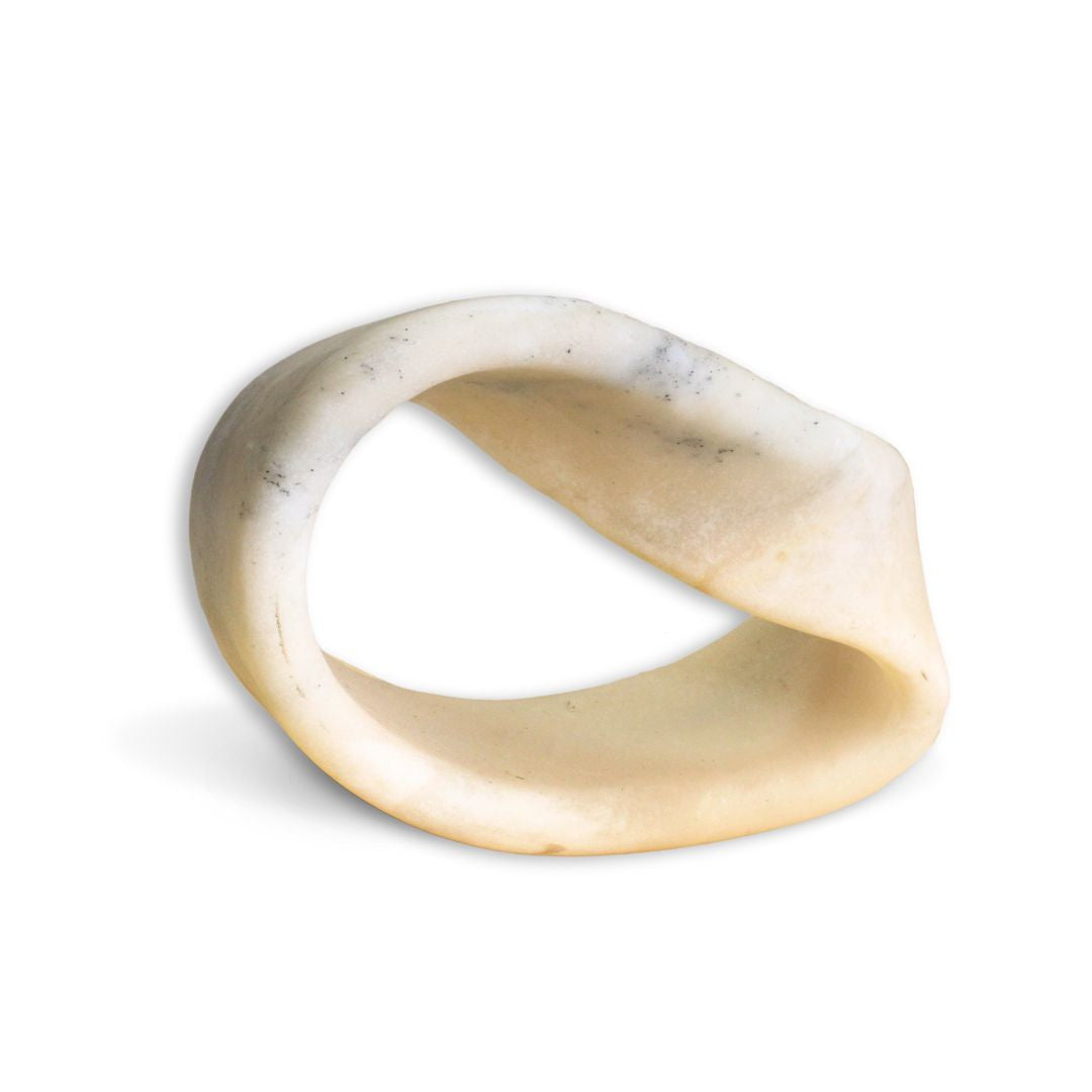 Eternal Harmony - White Marble Ring