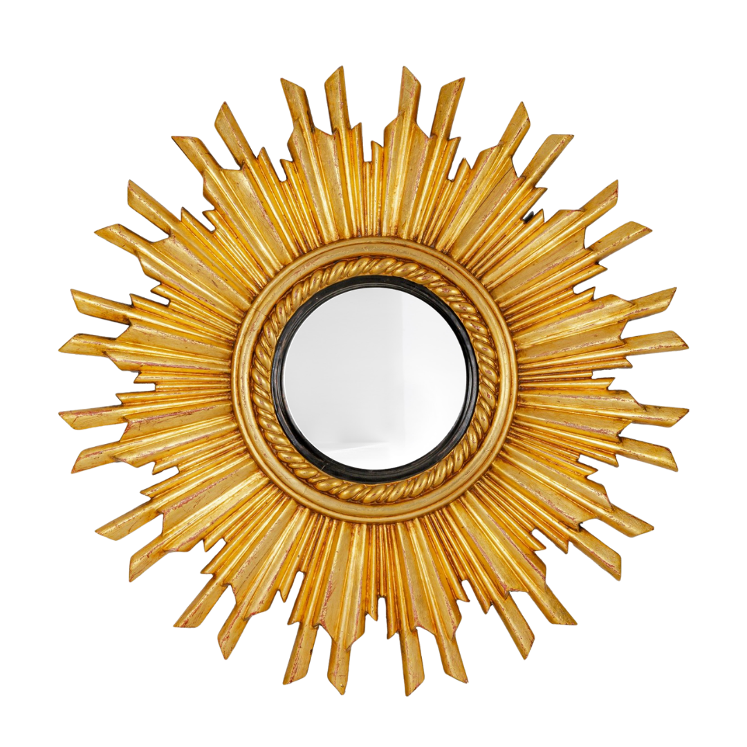 Gold sunburst mirror - Soleil Ø 90 cm