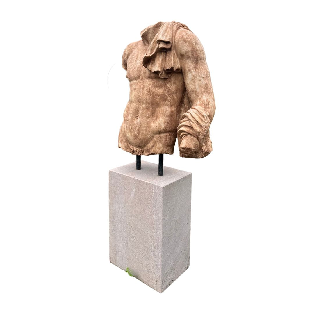 Romeinse Marmeren Torso met Toga