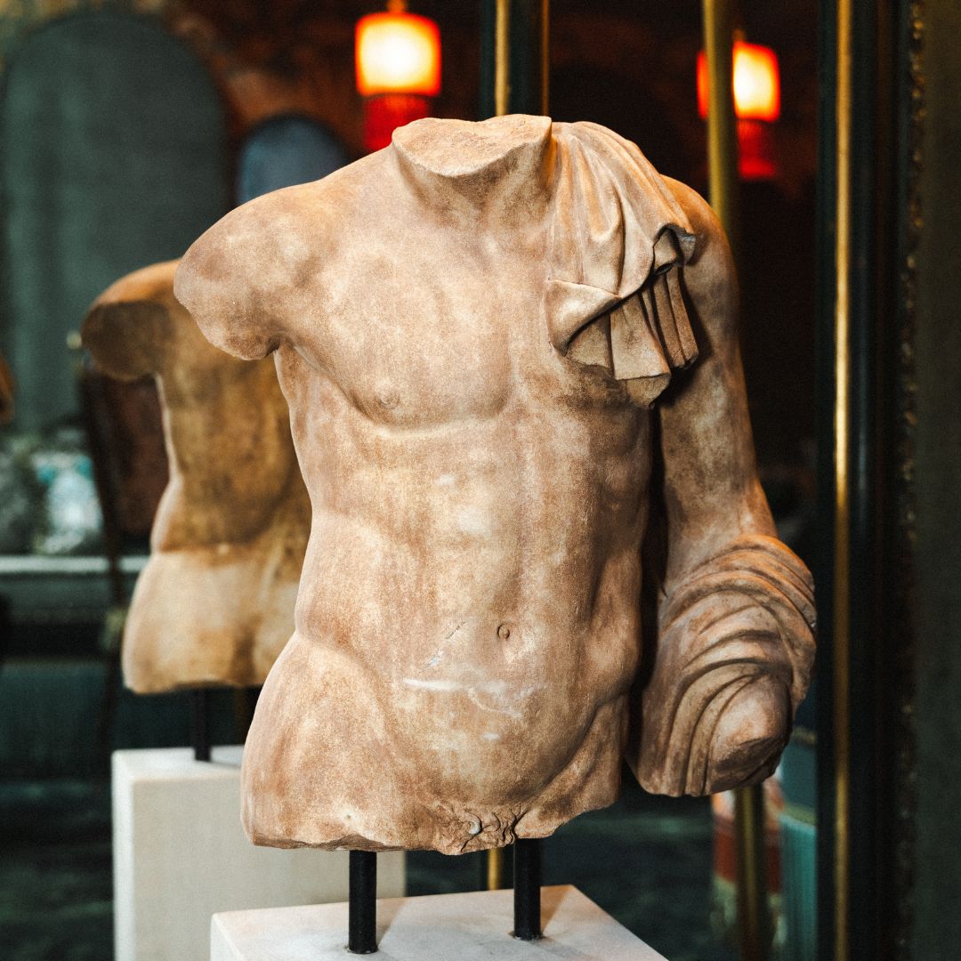 Romeinse Marmeren Torso met Toga