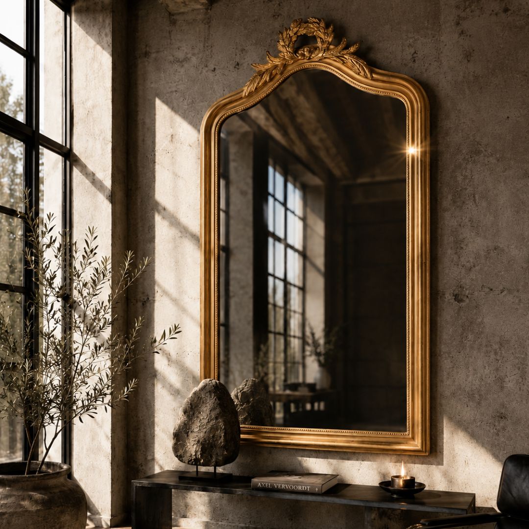 Miroir Doré - Perle