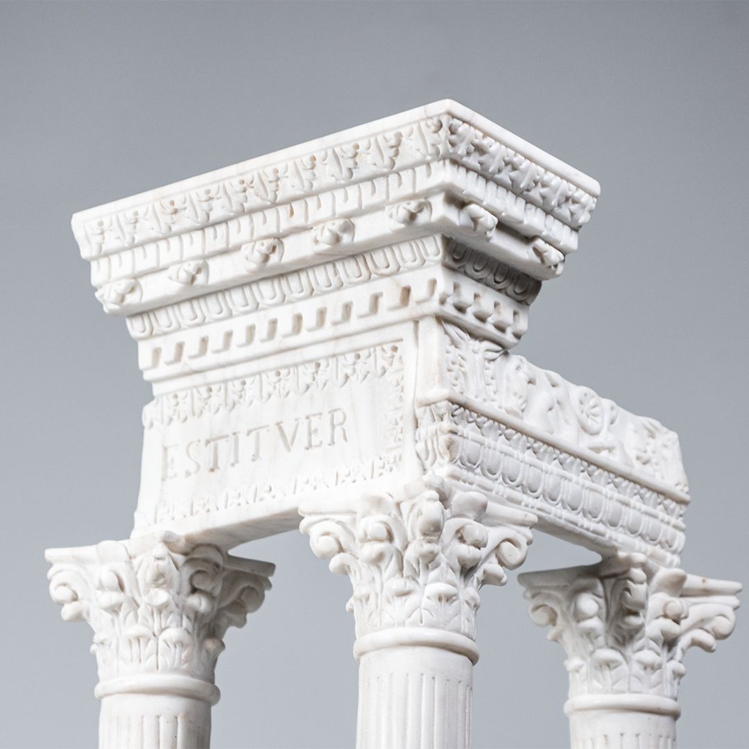 Temple of Vespasian – Marble Architectural Model