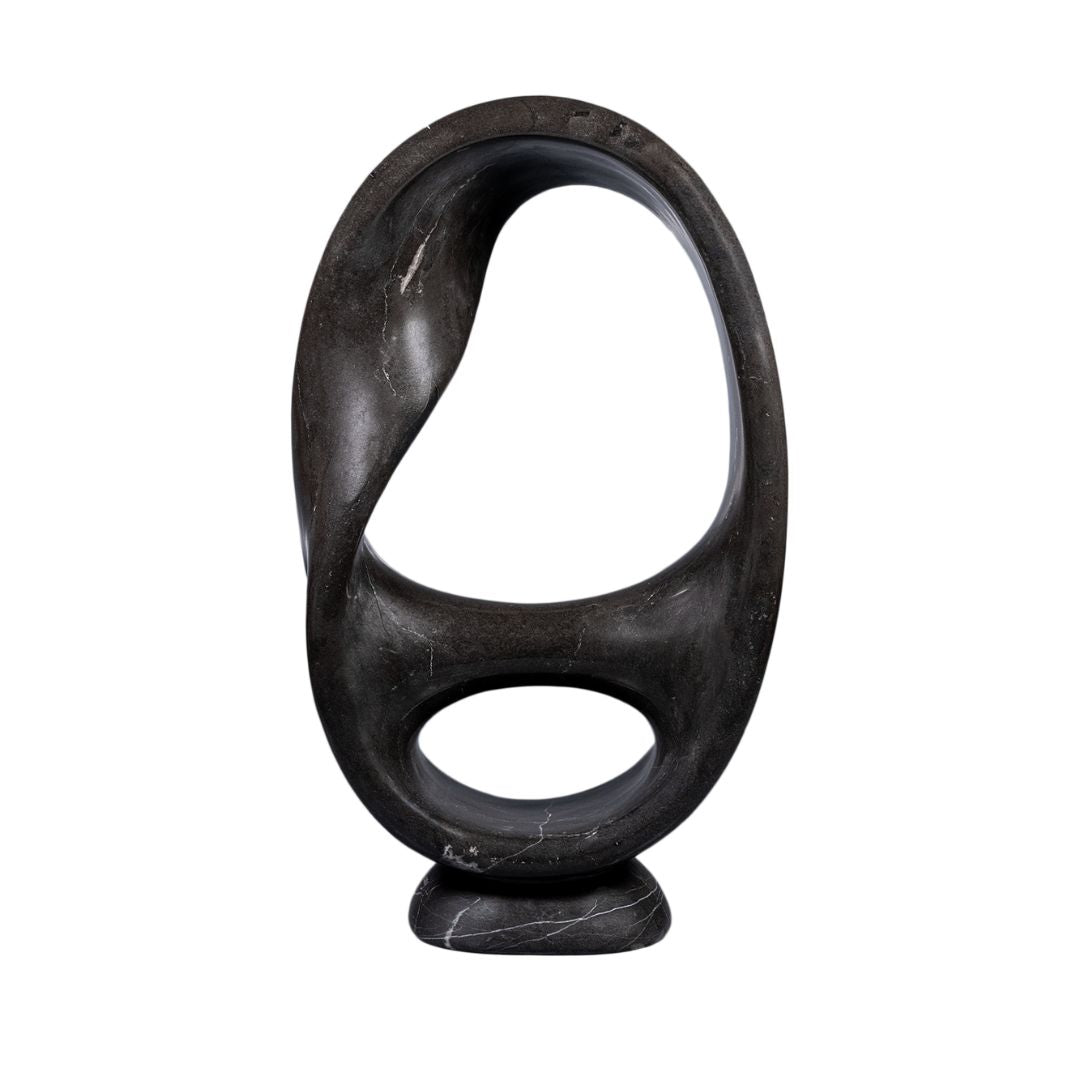 Tijdmachine door David Liang (b.1976) - Zwart Marmer