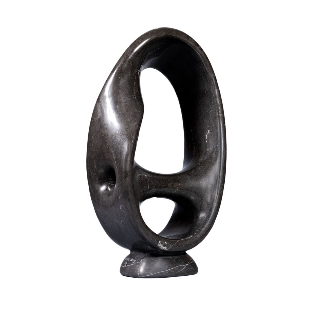 Tijdmachine door David Liang (b.1976) - Zwart Marmer