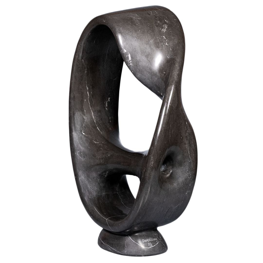 Tijdmachine door David Liang (b.1976) - Zwart Marmer