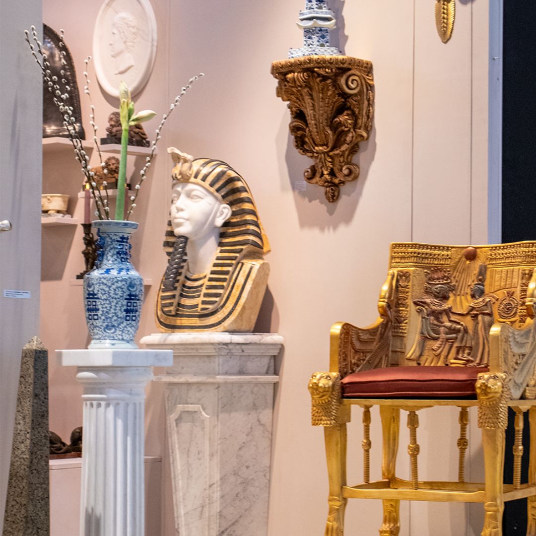 Marmeren Buste van Toetanchamon