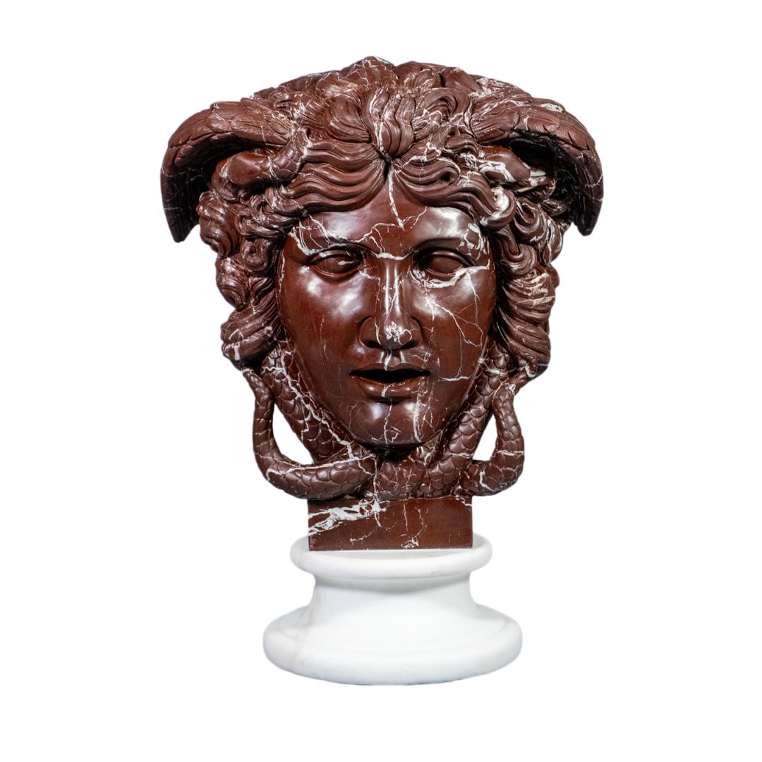 Marmer Hoofd van Medusa