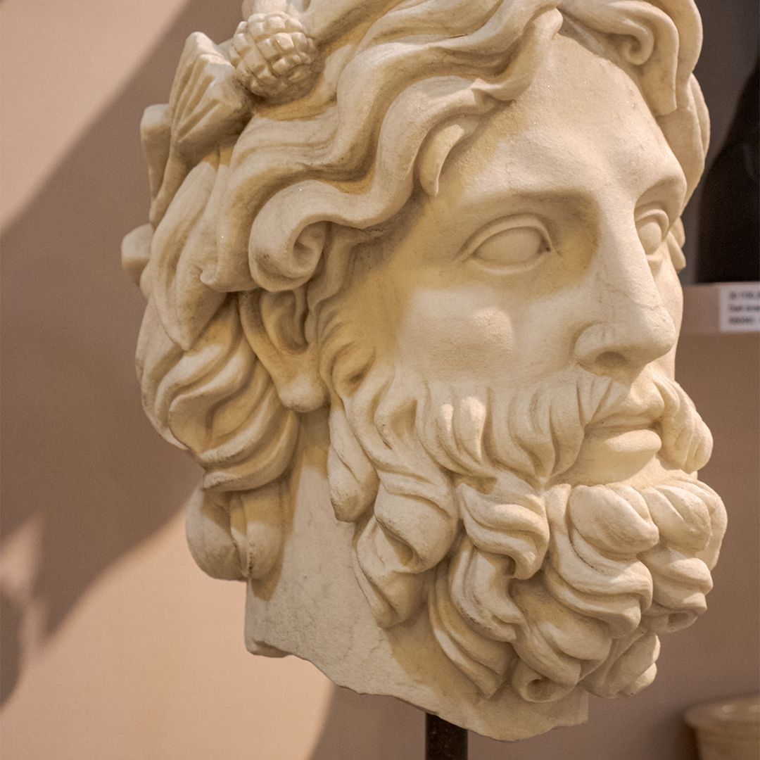 Marmeren Hoofd van Zeus