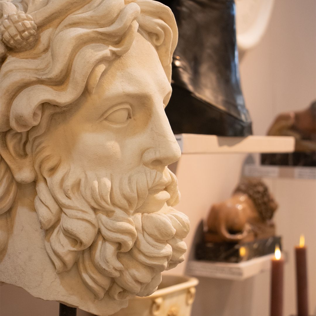 Marmeren Hoofd van Zeus