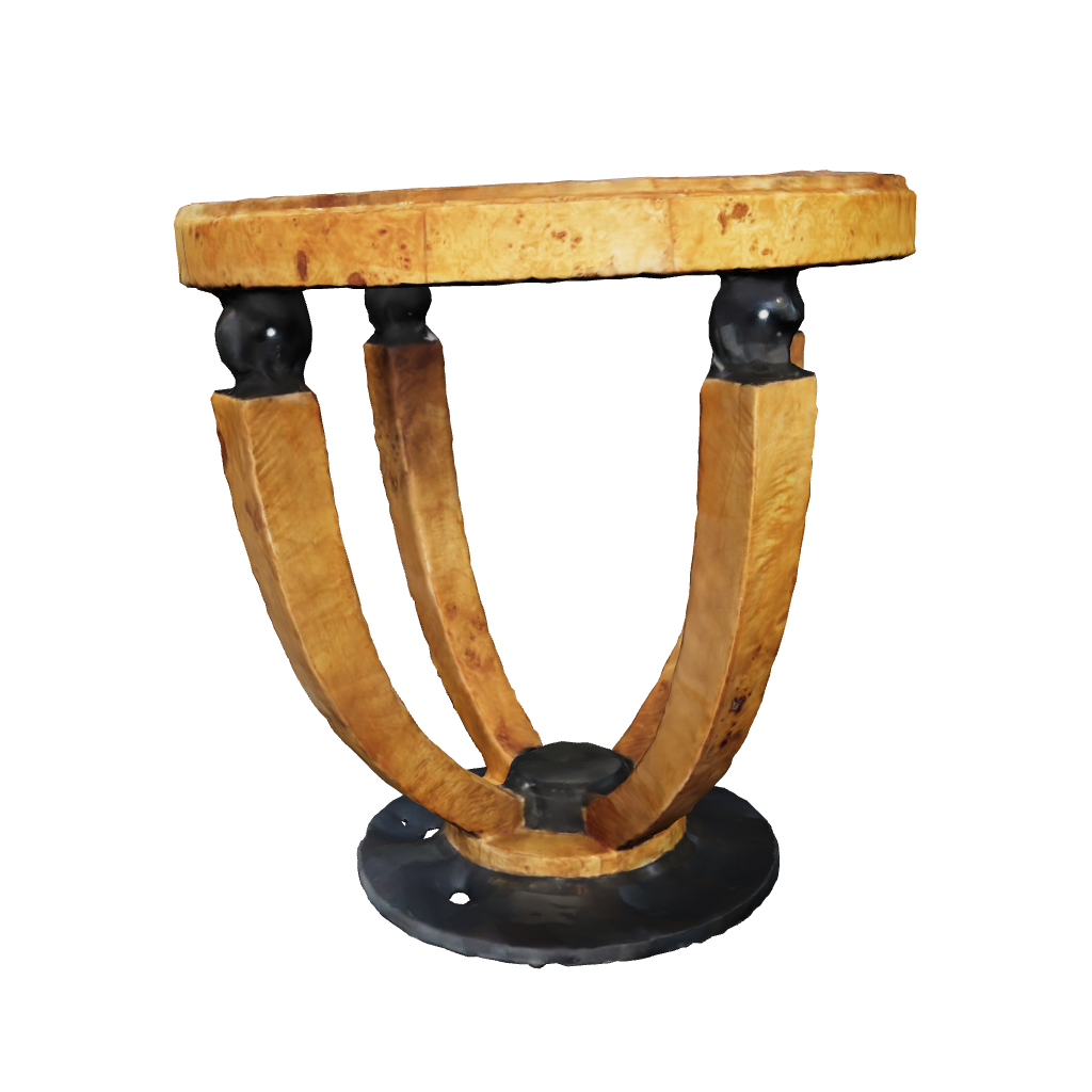 3D model of an Art Deco side table – digital representation