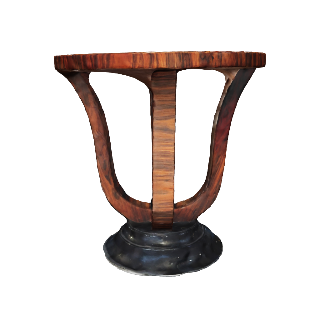3D model of an Art Deco side table – digital representation